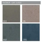 Upholstered Double Bed with Fabric Storage Unit - Belle Viadurini