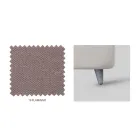 Upholstered Double Bed with Optional Storage Made in Italy - Akira Viadurini