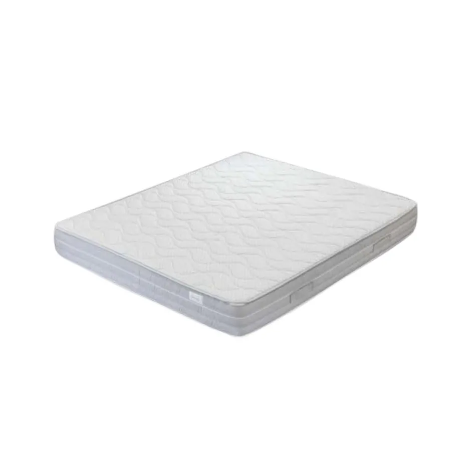 Upholstered Double Bed with Mattress and 2 Bedside Tables Made in Italy - Rolly Viadurini