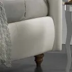 Imitation leather upholstered double bed with box 160x190 / 200 cm Agly Viadurini