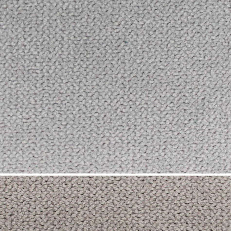 Double bed upholstered in fabric or eco-leather Made in Italy - Elettro Viadurini