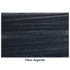 Double Bed in Black Silver Tubular Iron Made in Italy - Geometry Viadurini