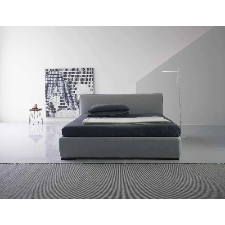Modern double bed, without storage, Gaya New by Bolzan Viadurini