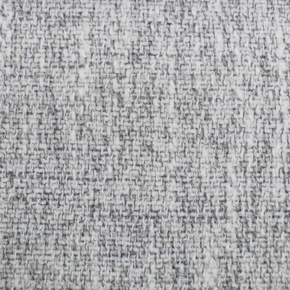 Round Design Double Bed Covered in Made in Italy Fabric - Rello Viadurini