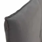 Double Bed with Removable Cover with Wooden Feet Made in Italy - Tampa Viadurini