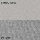 Round Double Bed Covered in Made in Italy Design Ecoleather - Vesio Viadurini