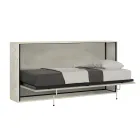 Horizontal Foldaway Single Bed Made in Italy - Collaborative Viadurini