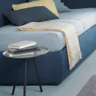 Single corner bed, with Line4 Bolzan headboard and side panel Viadurini