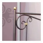 Single Bed in Wrought Iron Auriga Viadurini