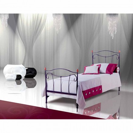 Single Bed in Wrought Iron Dalia Viadurini