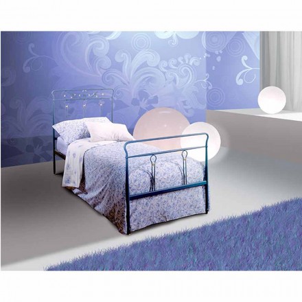 Single Bed in Wrought Iron Pan Viadurini
