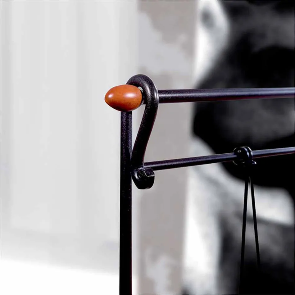 Single Bed in Wrought Iron Perseus Viadurini