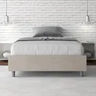 Queen-Sized Bed 120x200 cm Covered in Microfiber Made in Italy - Athlete Viadurini