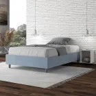 Queen-Sized Bed 120x200 cm Covered in Microfiber Made in Italy - Athlete Viadurini