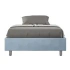 Queen-Sized Bed 140x200 cm Covered in Microfiber Made in Italy - Athlete Viadurini