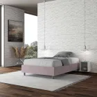 Queen-Sized Bed 140x200 cm Covered in Microfiber Made in Italy - Athlete Viadurini