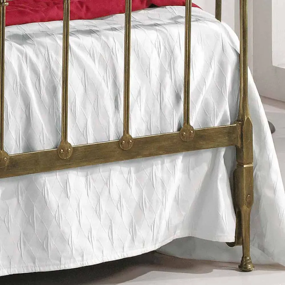 Bed queen size wrought iron full Kelly made in Italy Viadurini