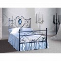 Wrought-iron small double bed Altea