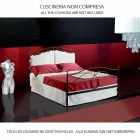 A bed and a Half Square Wrought Iron Cassiopeia Viadurini