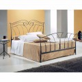 Wrought-iron small double bed Nettuno