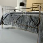 A bed and a Half Square Wrought Iron Persephone Viadurini