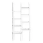 Wall Bookcase in Transparent Plexiglass Design up to 4 Elements - Trezza Viadurini
