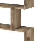 Vertical Design Wall Bookcase Lounge in Wood 3 Finishes - Minetta Viadurini