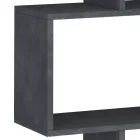 Vertical Design Wall Bookcase Lounge in Wood 3 Finishes - Minetta Viadurini