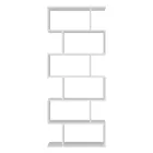 Vertical Design Wall Bookcase Lounge in Wood 3 Finishes - Minetta Viadurini