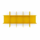 Modular Design Wall Bookcase in Metal Various Colours - Roger Viadurini