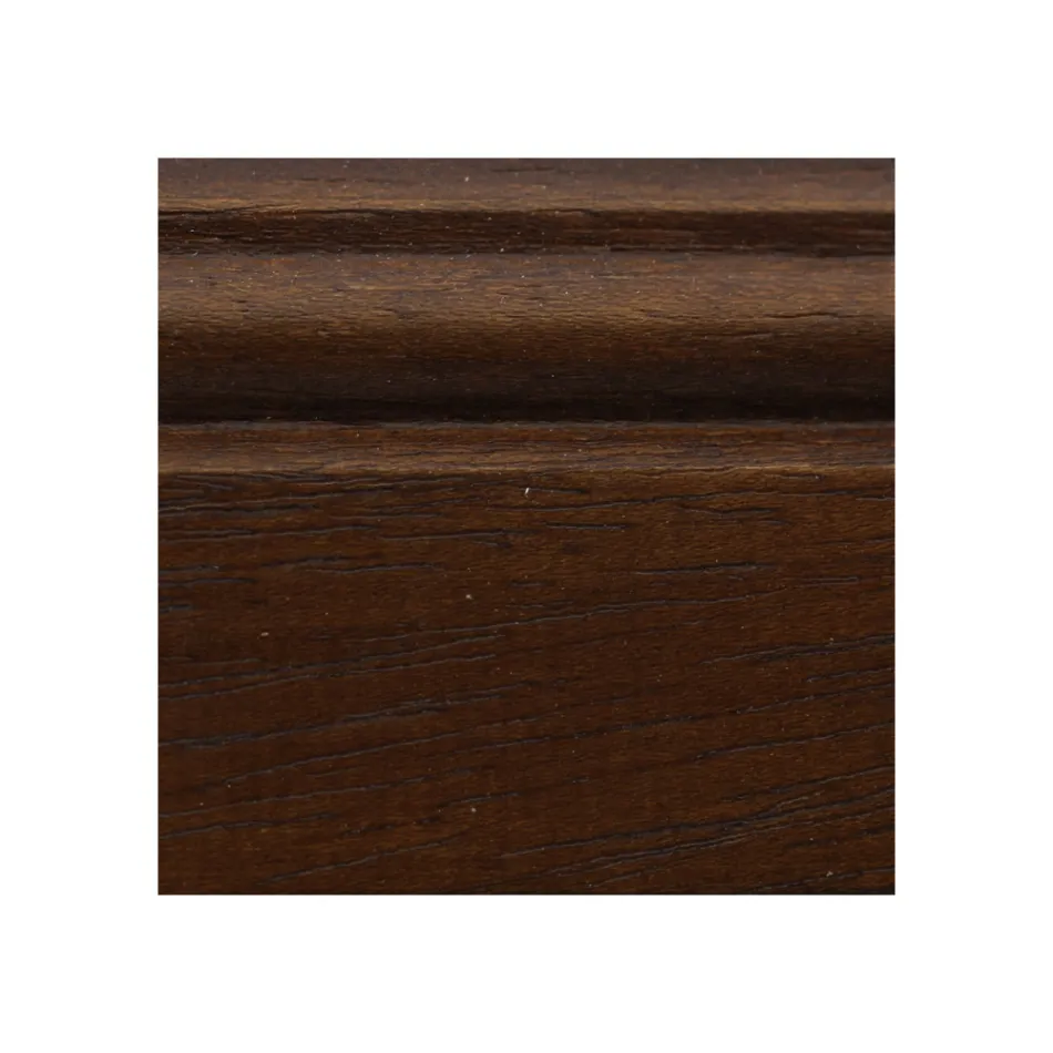 Bookcase with 3 Open Compartments in Veneered Wood Made in Italy - Epona Viadurini