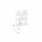 Library to Hang Skyline 90x110 Mabele Viadurini