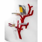 Contemporary red design wallcover for Carol, made in Italy Viadurini