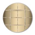 Round Wall Bookcase in Gold or Silver Plexiglass Made in Italy - Lizzy