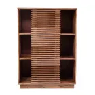 Lounge Bookcase Made of Acacia Wood - Vortice Viadurini