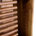 Lounge Bookcase Made of Acacia Wood - Vortice Viadurini