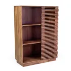 Lounge Bookcase Made of Acacia Wood - Vortice Viadurini