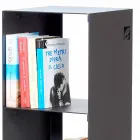 Black, Red, White or Grey Iron Modern Floor Bookcase Made in Italy - Pls Viadurini