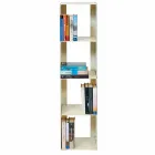 Black, Red, White or Grey Iron Modern Floor Bookcase Made in Italy - Pls Viadurini