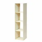 Black, Red, White or Grey Iron Modern Floor Bookcase Made in Italy - Pls Viadurini