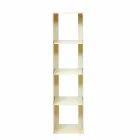 Black, Red, White or Grey Iron Modern Floor Bookcase Made in Italy - Pls Viadurini