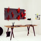 Library Design Battikuore 186x101 (3 shelves) Mabele Viadurini