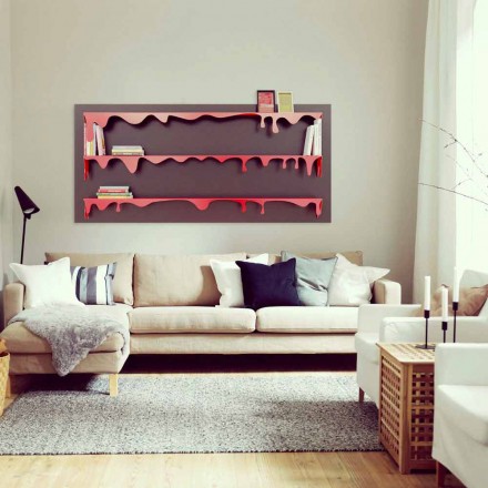 Library Design Kolata 186x86 (3 shelves) Mabele Viadurini