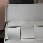 Lory design wall-mounted leather magazine rack, made in Italy Viadurini