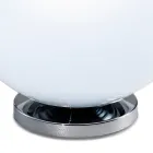 Isotta Glass and Metal Table Lamp in Two Sizes Made in Italy Viadurini