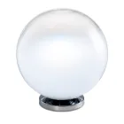 Isotta Glass and Metal Table Lamp in Two Sizes Made in Italy Viadurini