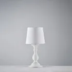 Wooden Lamp with Made in Italy Lampshade for Interior Decorating - Siena Viadurini