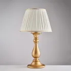 Wooden Lamp with Made in Italy Lampshade for Interior Decorating - Siena Viadurini
