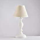 Wooden Lamp with Made in Italy Lampshade for Interior Decorating - Tuscany Viadurini