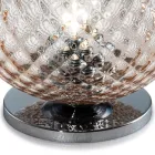 Small Hand-Blown Glass Table Lamp Made in Italy - Elisia  Viadurini